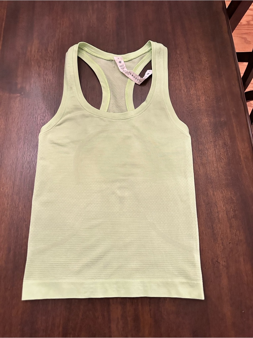 lululemon athletica Light Lime Racerback Tank